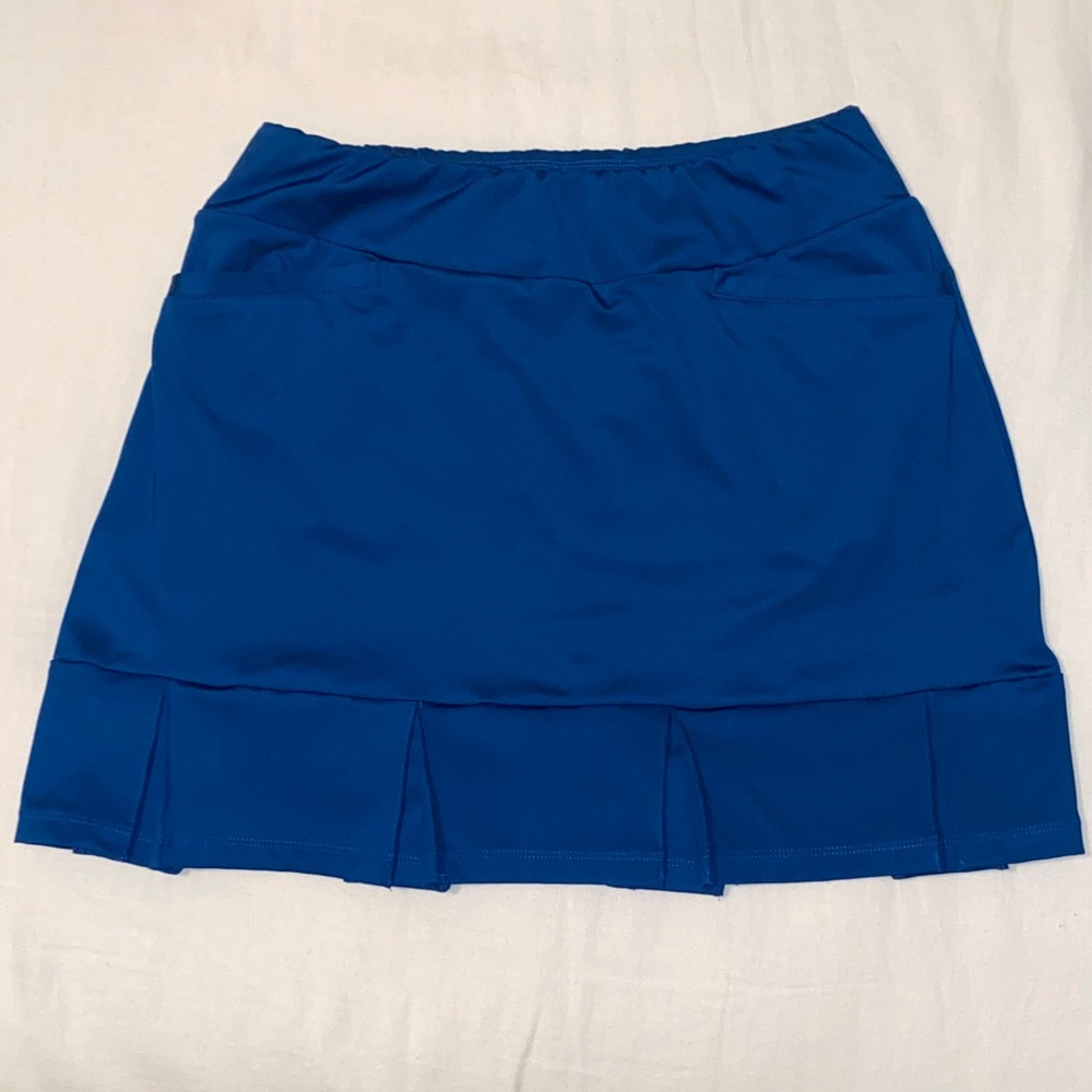 Tail Royal Blue Athletic Pleated Hem Mini Skirt